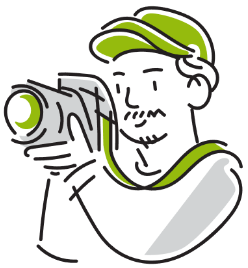 カメラマンの画像